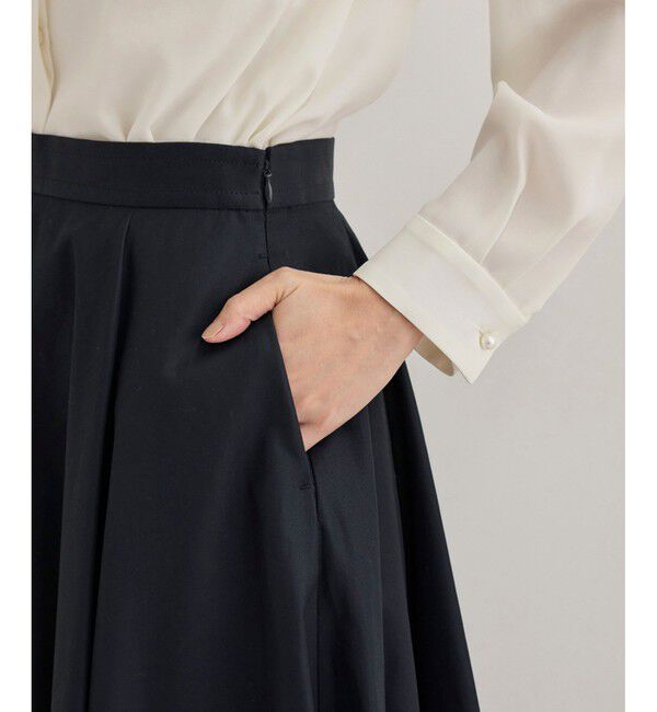 ROPE「【洗える】ドライコットンフォルムフレアスカート/セレモニー・通勤対応」|スカート|