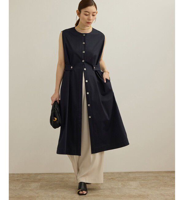 ROPE「3WAYシャツワンピース/洗える」|ワンピース|ネイビー(40)