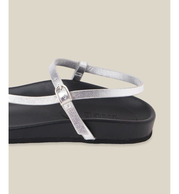 ROPE「スプリットレザーナローベルトサンダル」|サンダル|