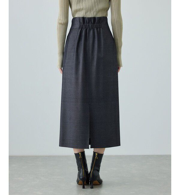 ROPE「[美人スカート]トリアセツイル ポケット付きタイトスカート(デニムライク)/イージーケア・セットアップ対応」|スカート|