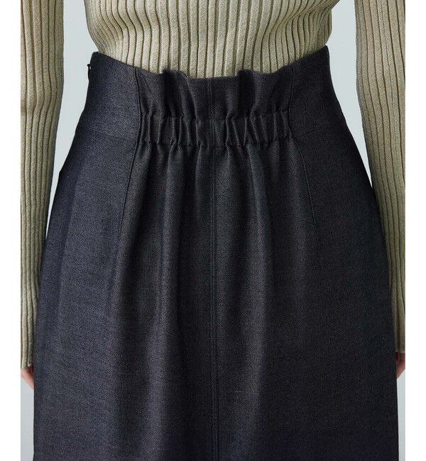 ROPE「[美人スカート]トリアセツイル ポケット付きタイトスカート(デニムライク)/イージーケア・セットアップ対応」|スカート|