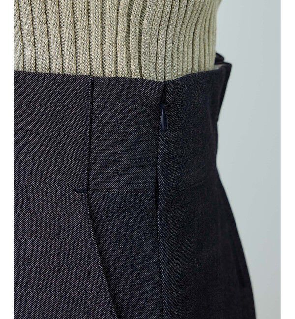 ROPE「[美人スカート]トリアセツイル ポケット付きタイトスカート(デニムライク)/イージーケア・セットアップ対応」|スカート|