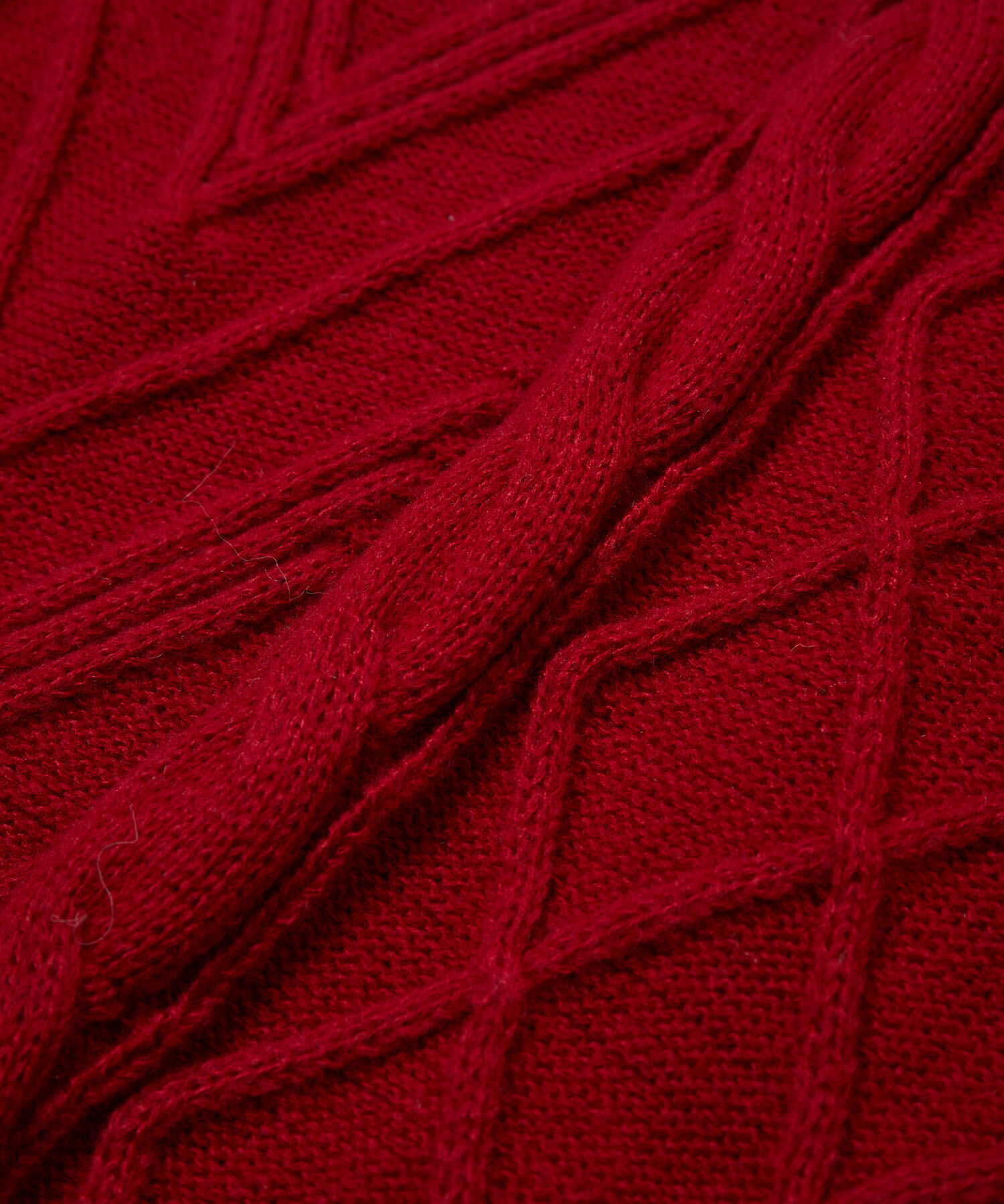 VIS「【洗える】オフショルケーブル編みワンピース」|ワンピース|