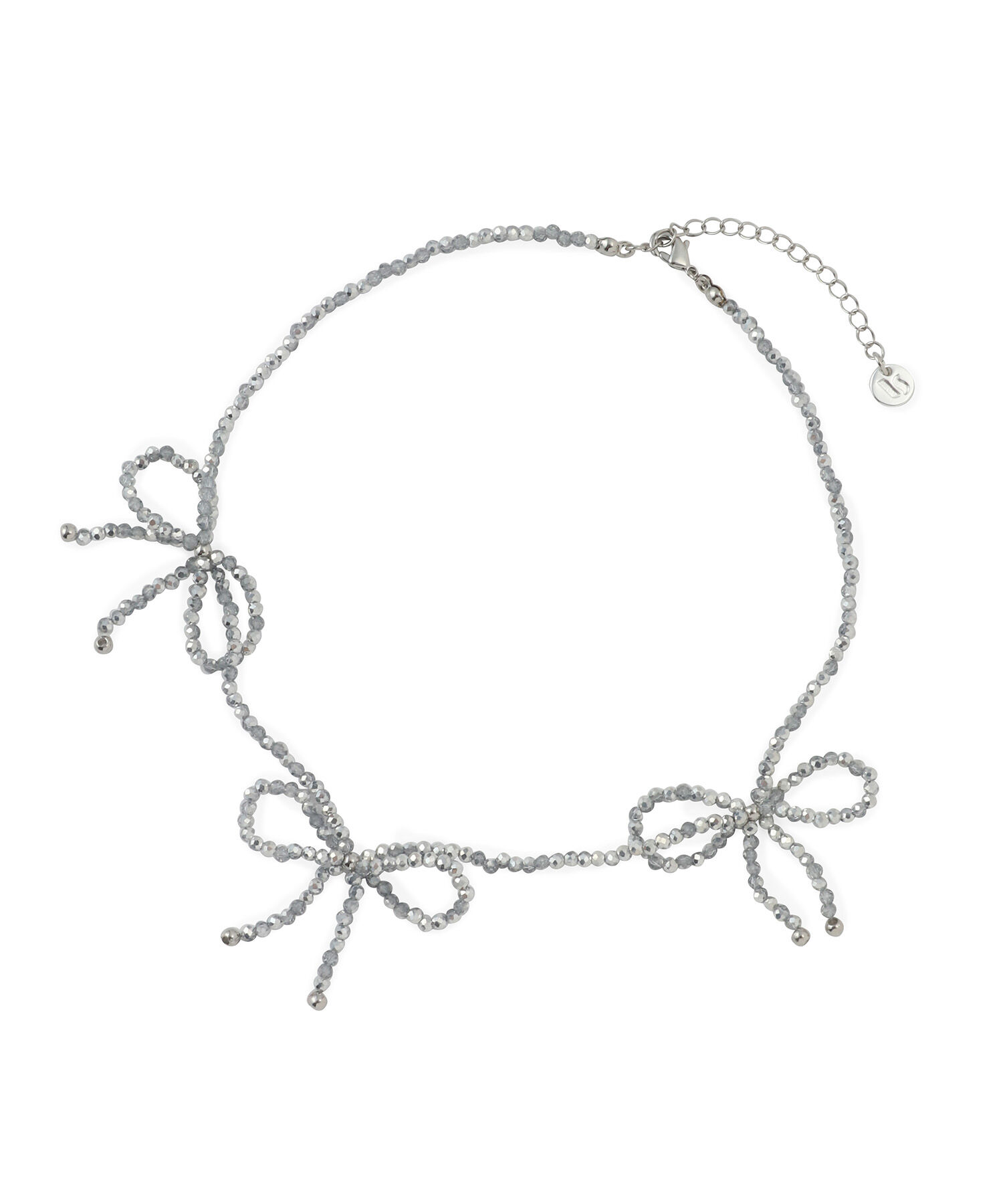 VIS「ビーズリボンネックレス」|ネックレス|