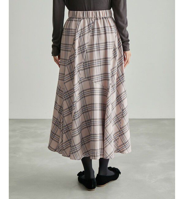 Rope&rsquo;Picnic「チェックボリュームスカート」|スカート|