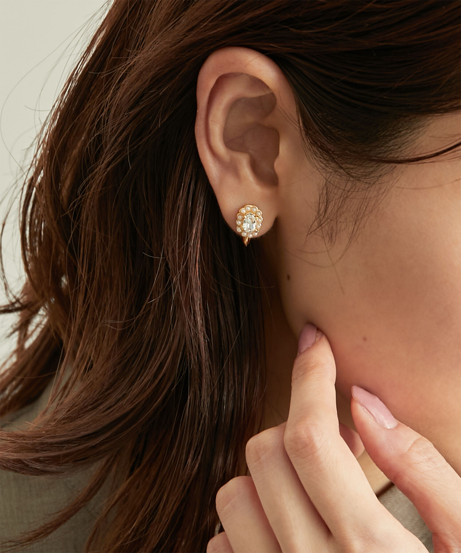 ROPE PICNIC PASSAGE「ミニビジューイヤリング」|イヤリング|