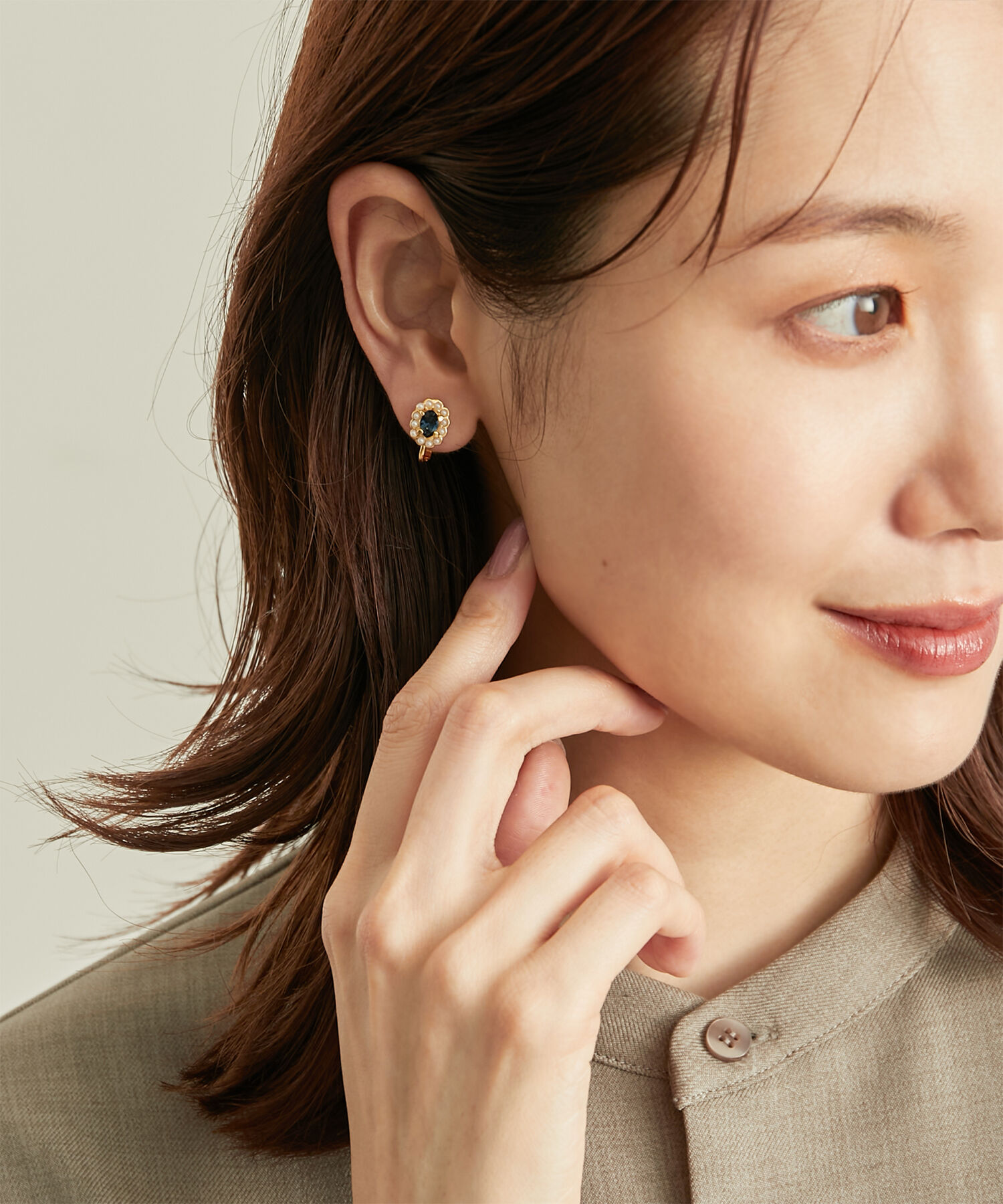 ROPE PICNIC PASSAGE「ミニビジューイヤリング」|イヤリング|