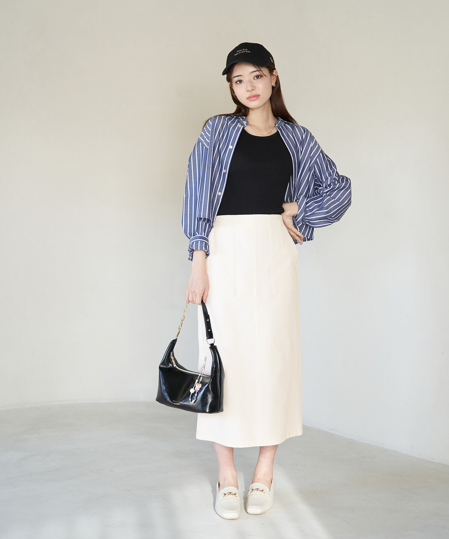 Rope&rsquo;Picnic「ストレッチIラインスカート」|スカート|