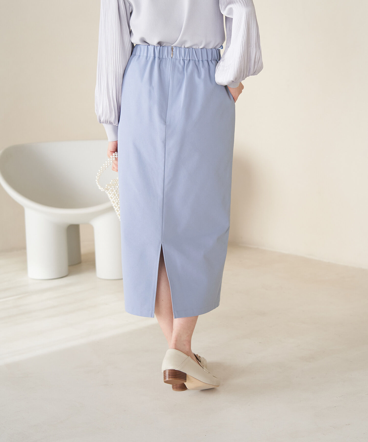 Rope&rsquo;Picnic「ストレッチIラインスカート」|スカート|