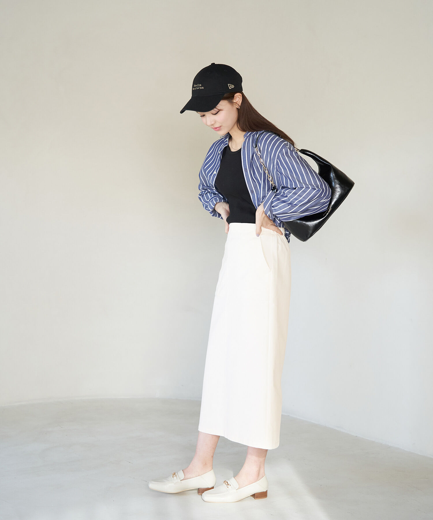 Rope&rsquo;Picnic「ストレッチIラインスカート」|スカート|