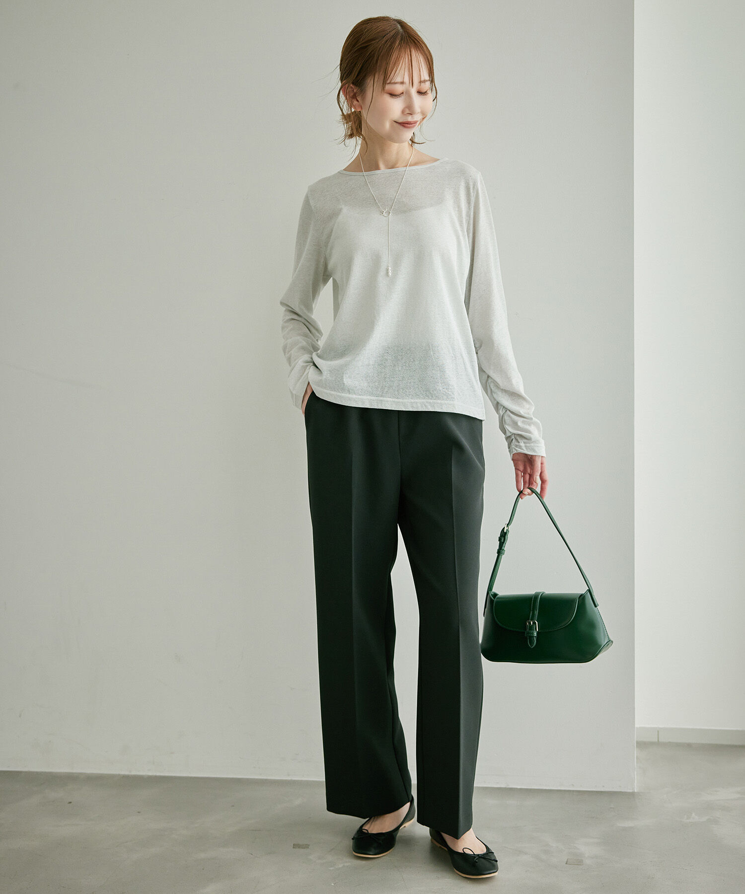 Rope&rsquo;Picnic「シアーラメインナーカットソー」|Tシャツ・カットソー|