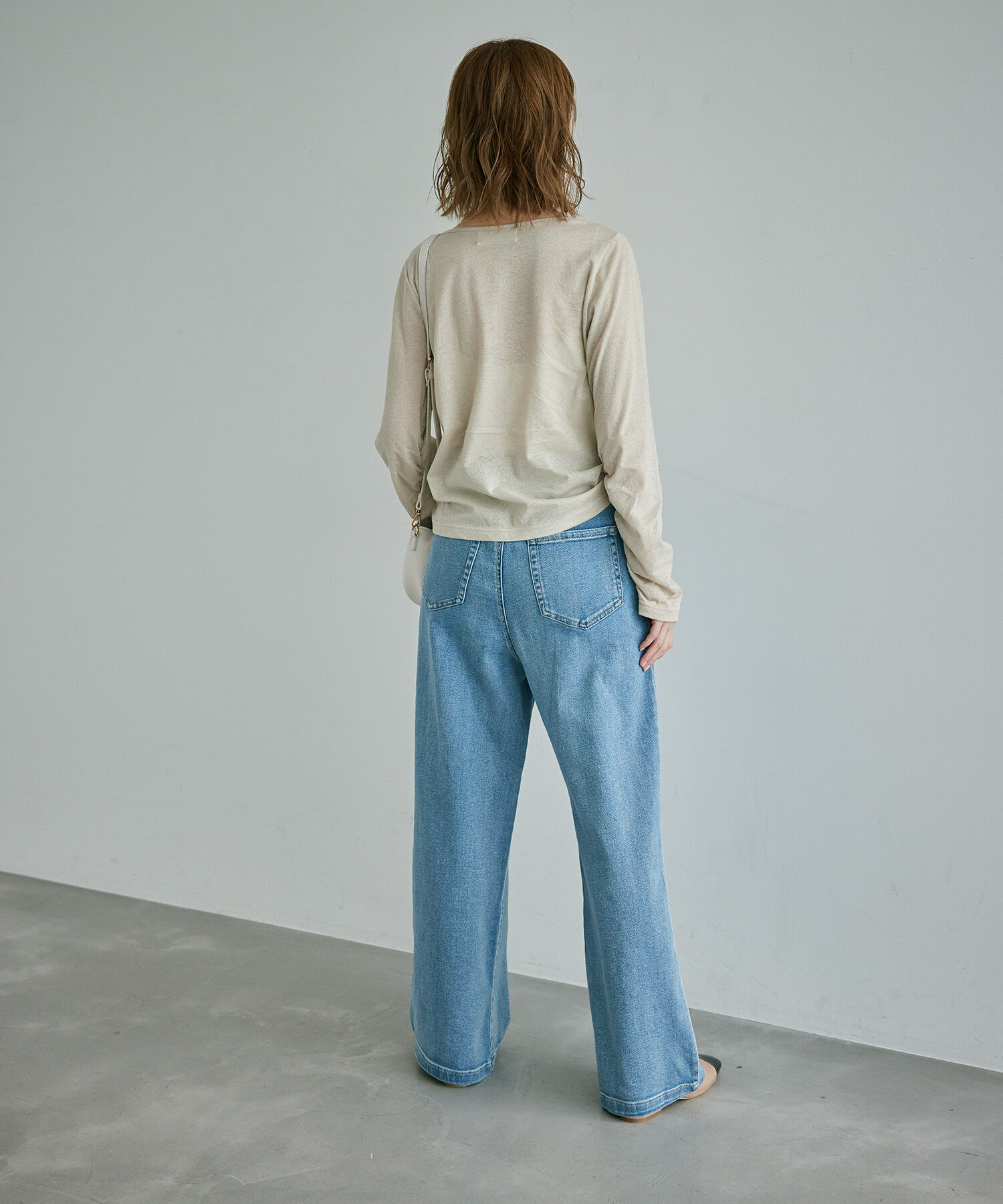 Rope&rsquo;Picnic「シアーラメインナーカットソー」|Tシャツ・カットソー|