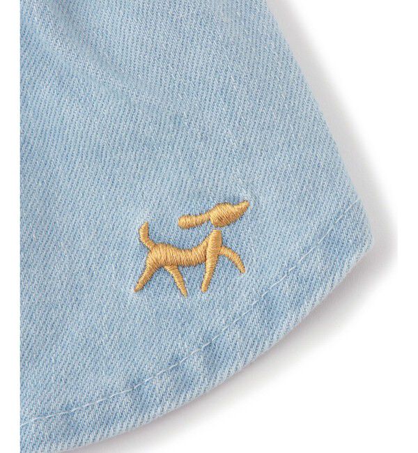 ROPE PICNIC PASSAGE「【DOG】襟付きデニムワンピース」|その他|