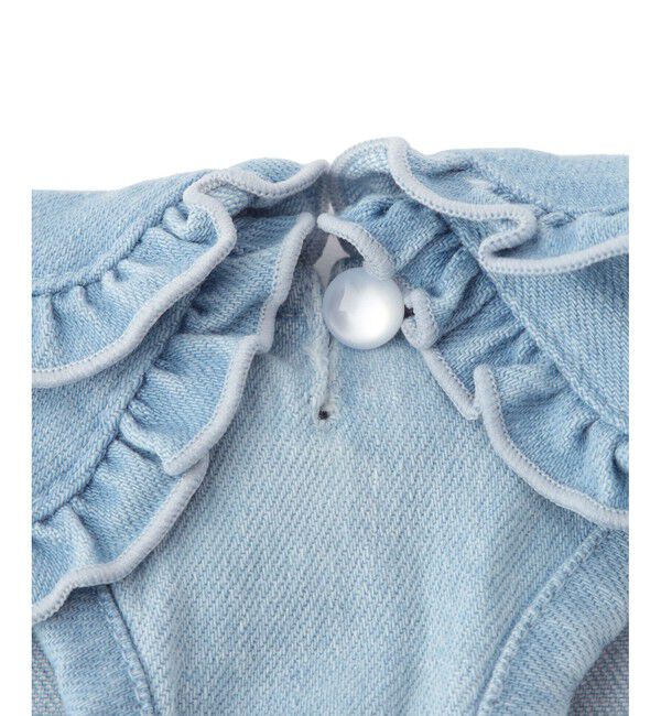 ROPE PICNIC PASSAGE「【DOG】襟付きデニムワンピース」|その他|