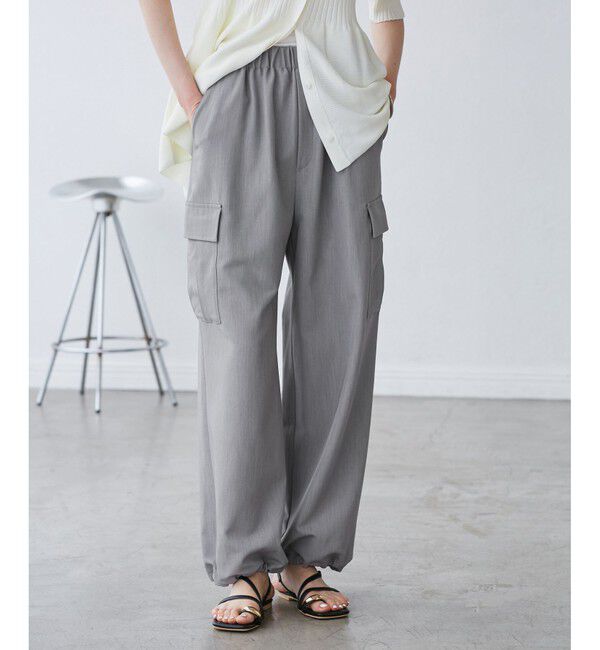 Rope&rsquo;Picnic「【UVカット・接触冷感・イージーケア】イージーカーゴパンツ」|カーゴ|