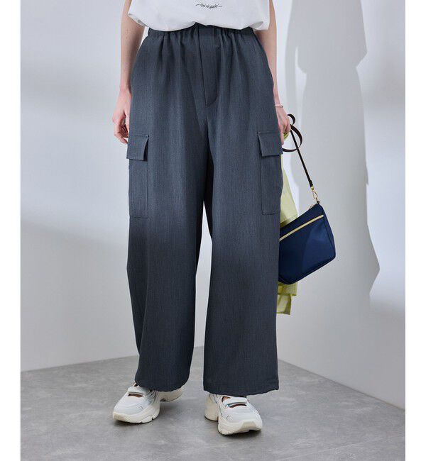 Rope&rsquo;Picnic「【UVカット・接触冷感・イージーケア】イージーカーゴパンツ」|カーゴ|