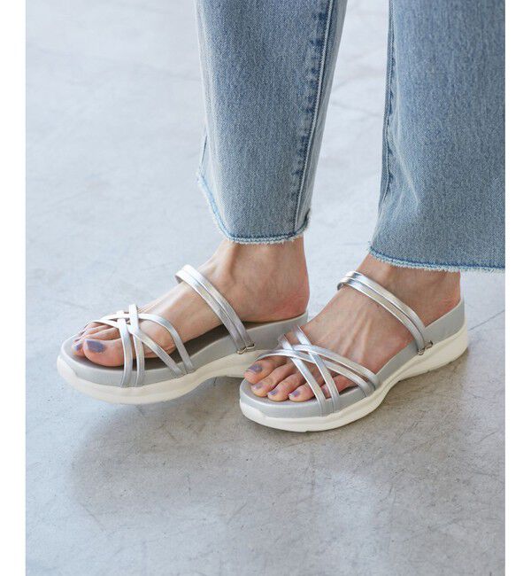 ROPE PICNIC PASSAGE「クロスストリングスライド＆バックスリングサンダル」|サンダル|