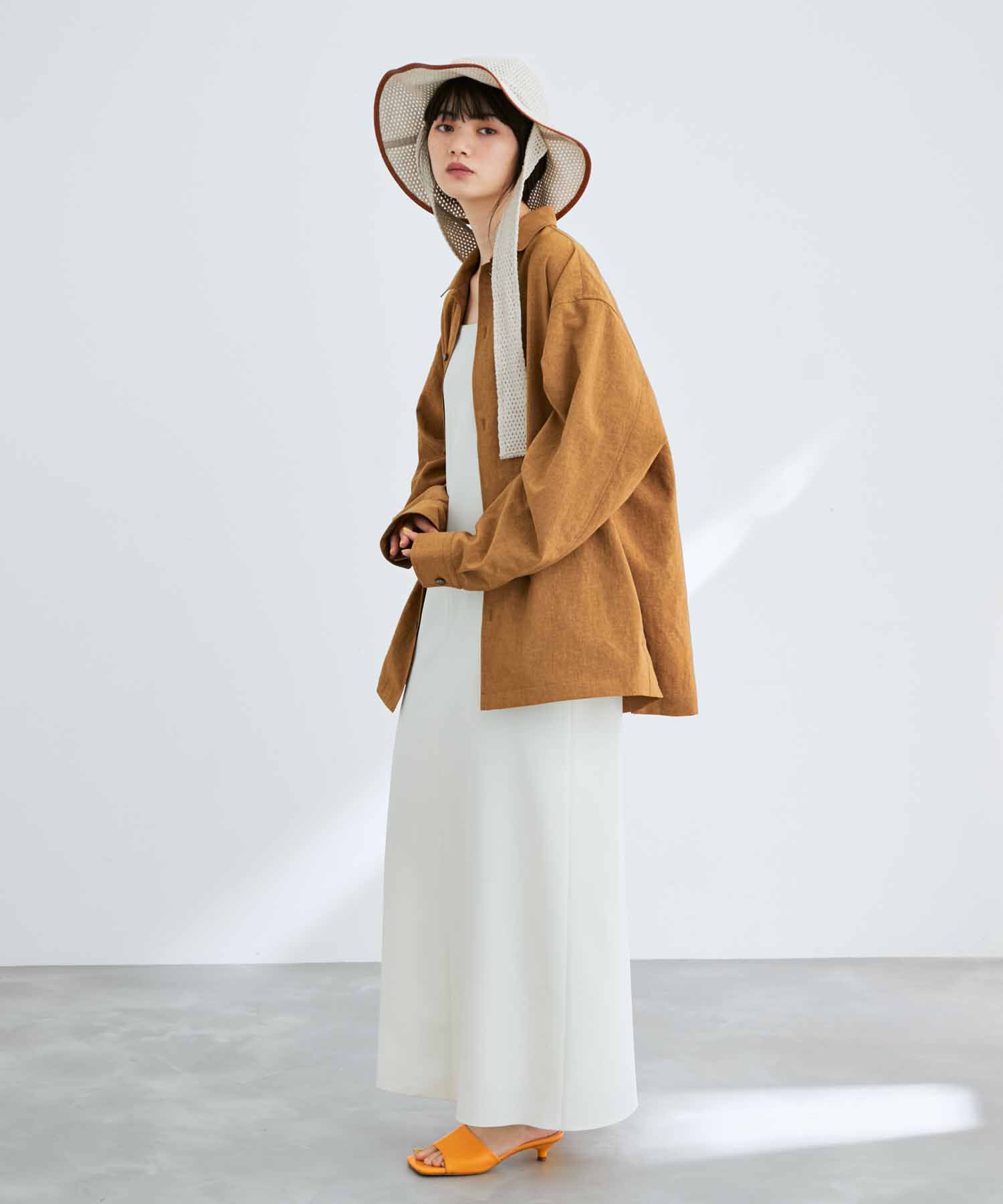 ADAM ET ROPE'「【RIRANCHA/リランチェ】ワイドシルエット シャツジャケット / 速乾 / 冷感 / イージーケア / ユニセックス」|ブルゾン・スタジャン|