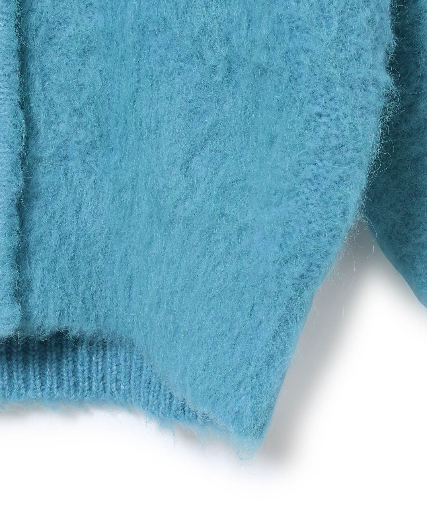 ADAM ET ROPE'「【WEB限定(一部店舗展開あり)】ファーニットミドルカーディガン」|カーディガン|