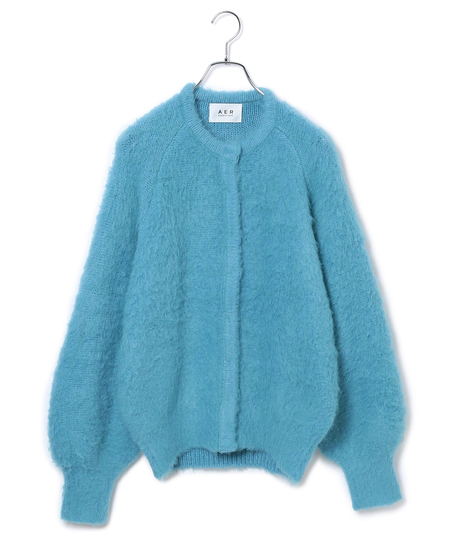 ADAM ET ROPE'「【WEB限定(一部店舗展開あり)】ファーニットミドルカーディガン」|カーディガン|