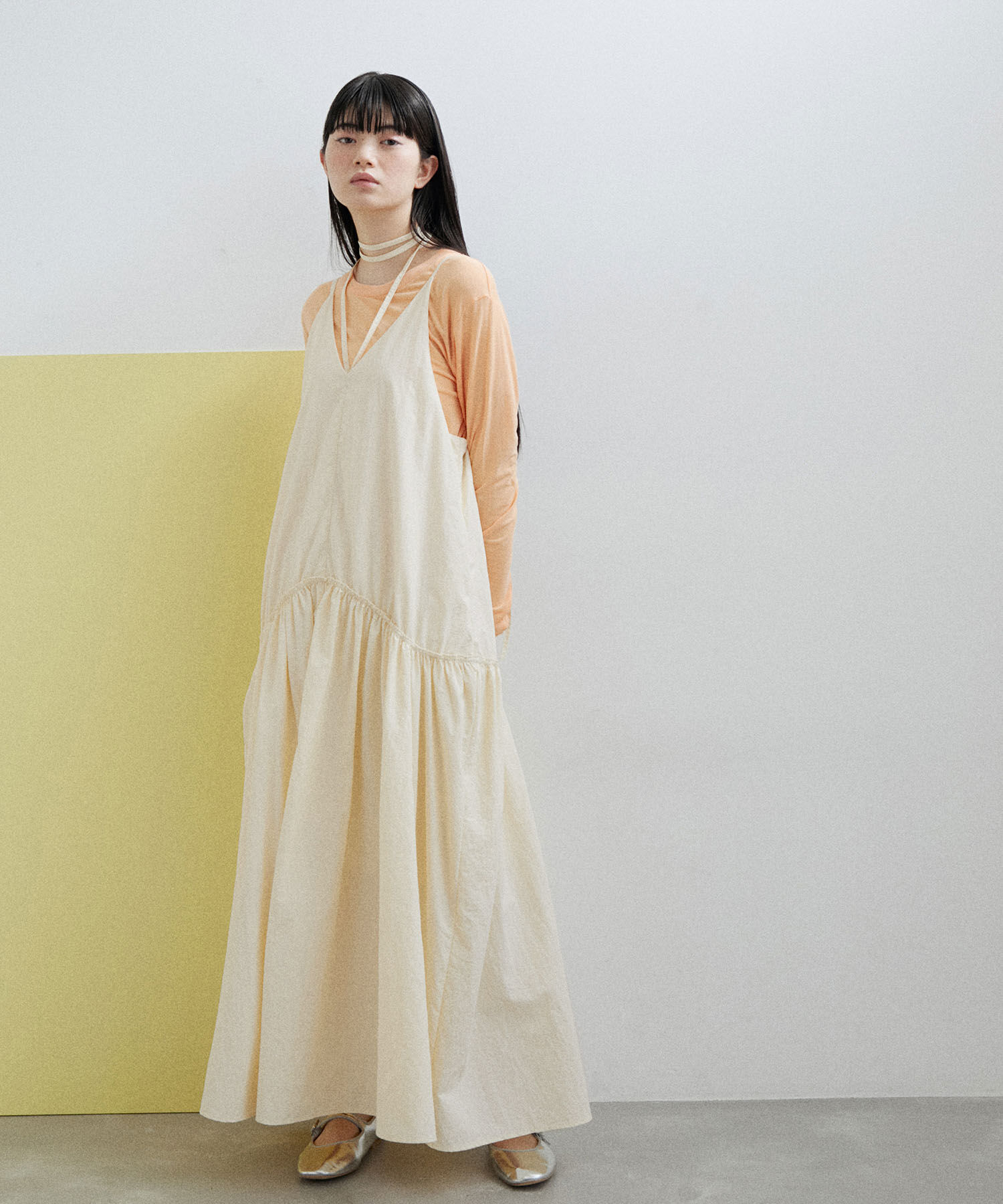 ADAM ET ROPE'「【WEB限定】フレアキャミワンピース」|ワンピース|