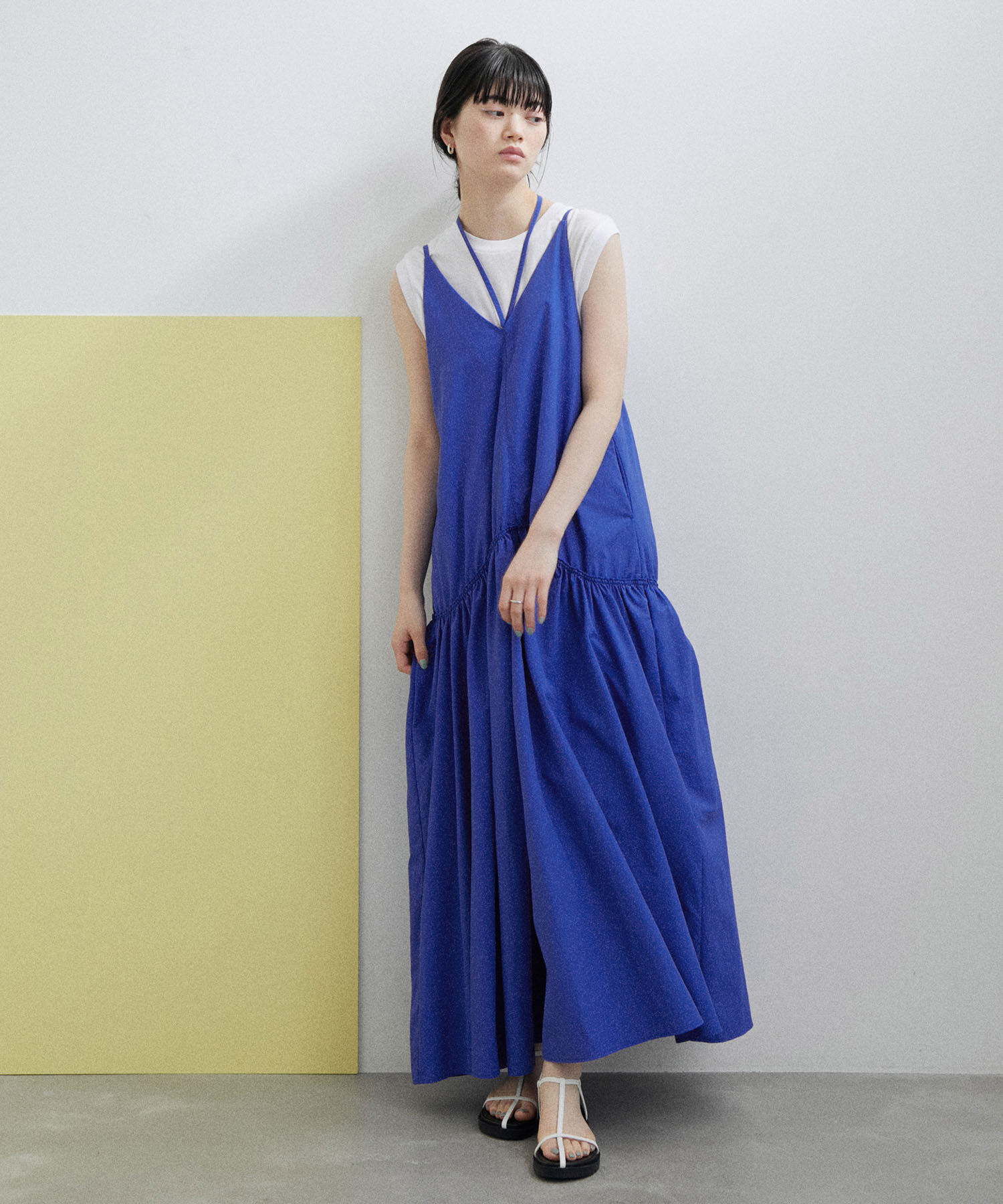 ADAM ET ROPE'「【WEB限定】フレアキャミワンピース」|ワンピース|