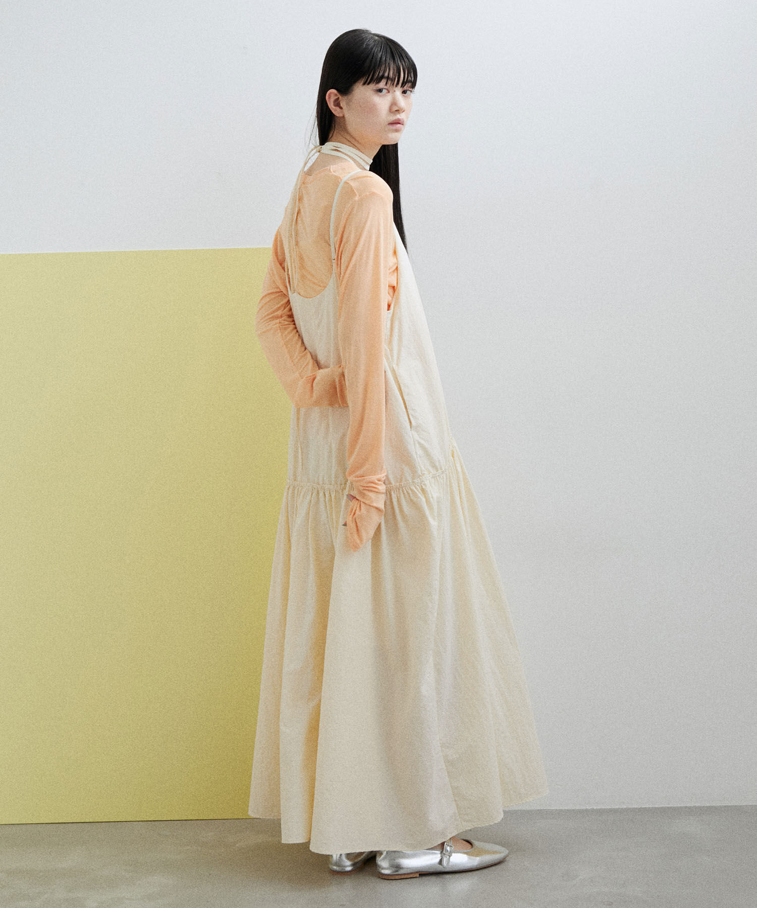 ADAM ET ROPE'「【WEB限定】フレアキャミワンピース」|ワンピース|