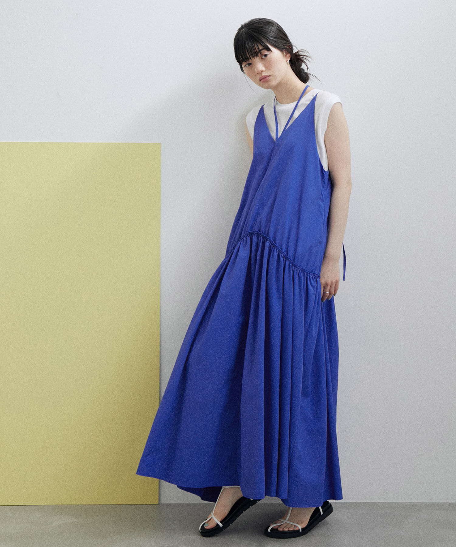 ADAM ET ROPE'「【WEB限定】フレアキャミワンピース」|ワンピース|