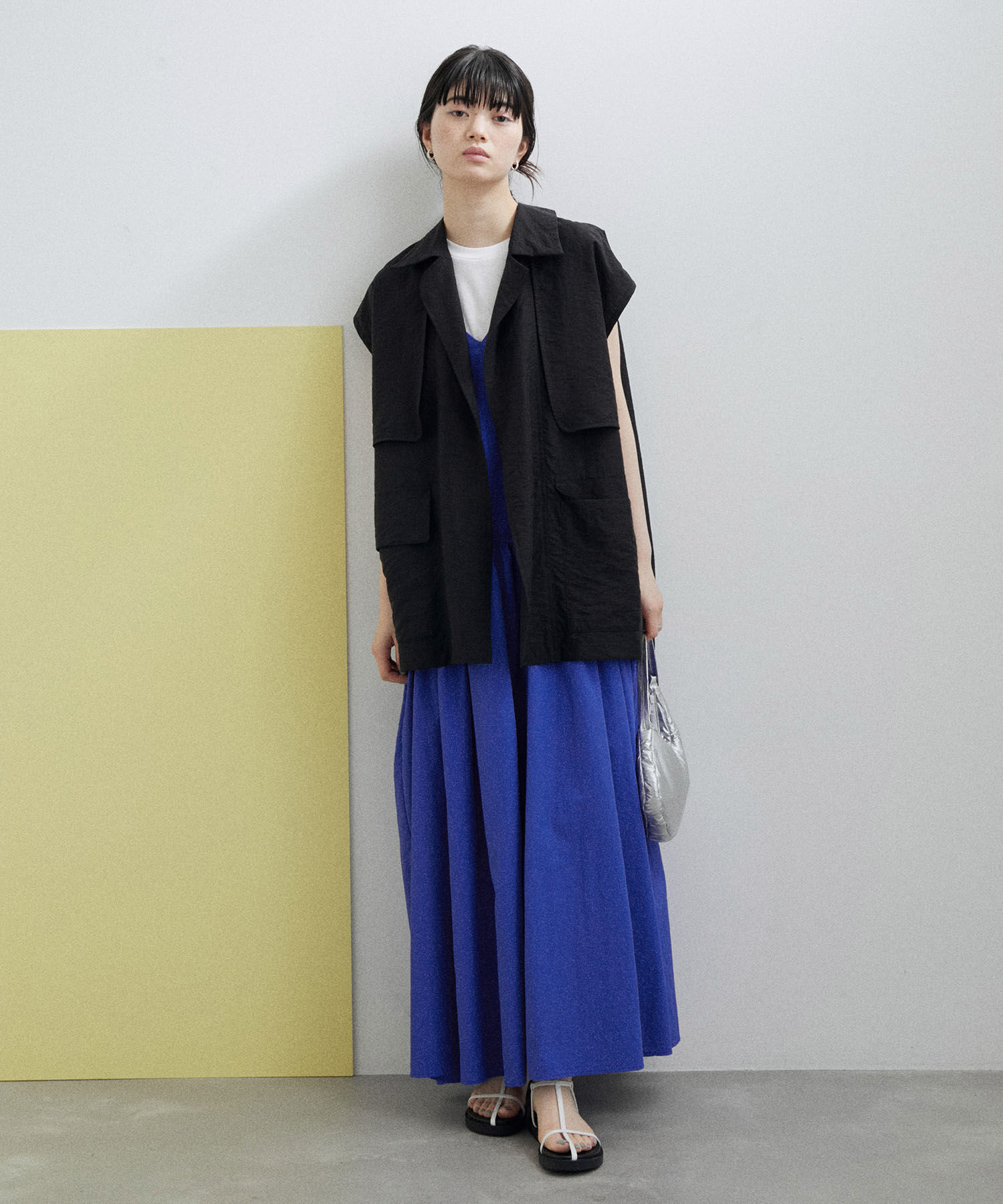 ADAM ET ROPE'「【WEB限定】フレアキャミワンピース」|ワンピース|