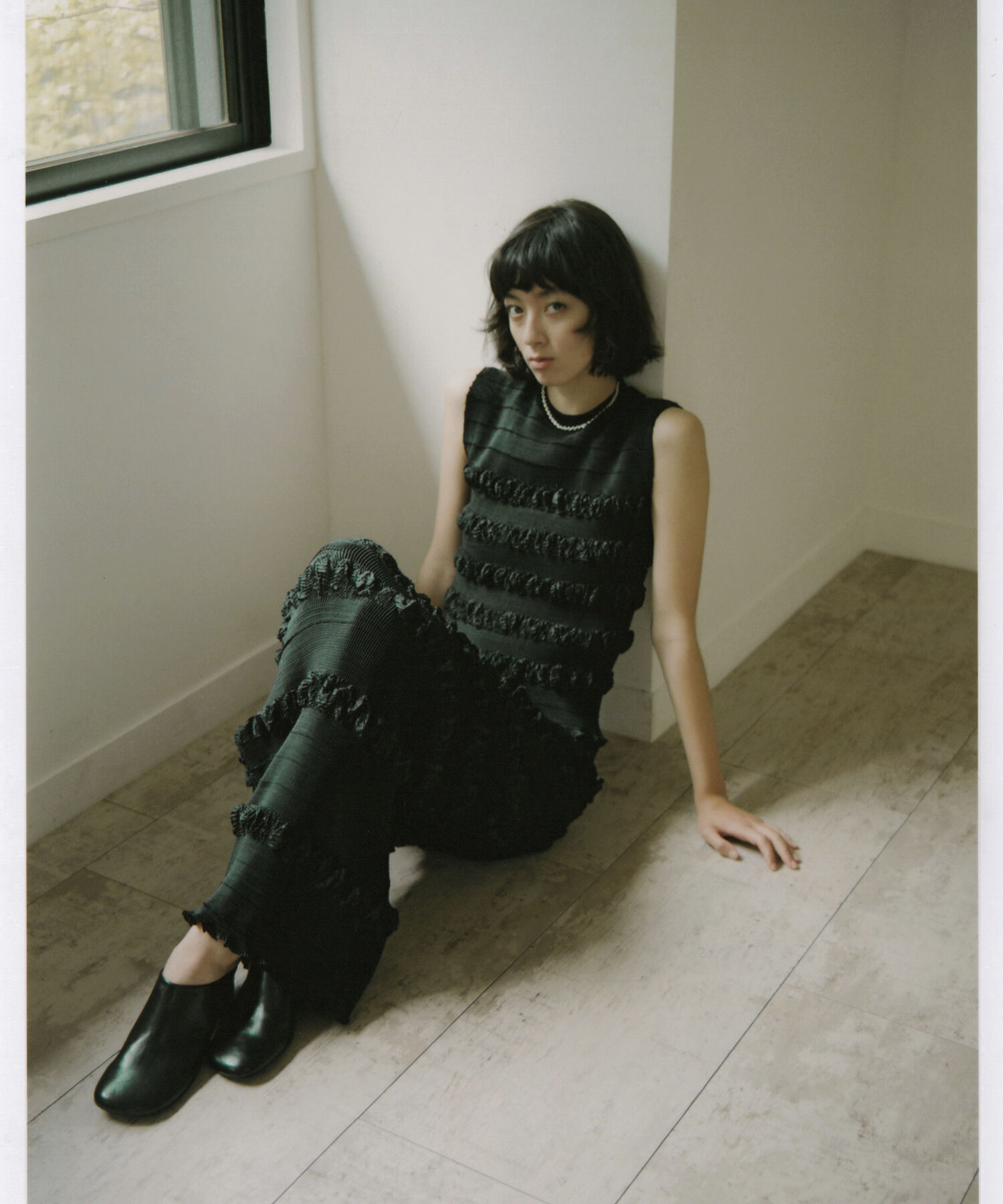 ADAM ET ROPE'「【セットアップ対応】マドレーヌプリーツトップス」|Tシャツ・カットソー|