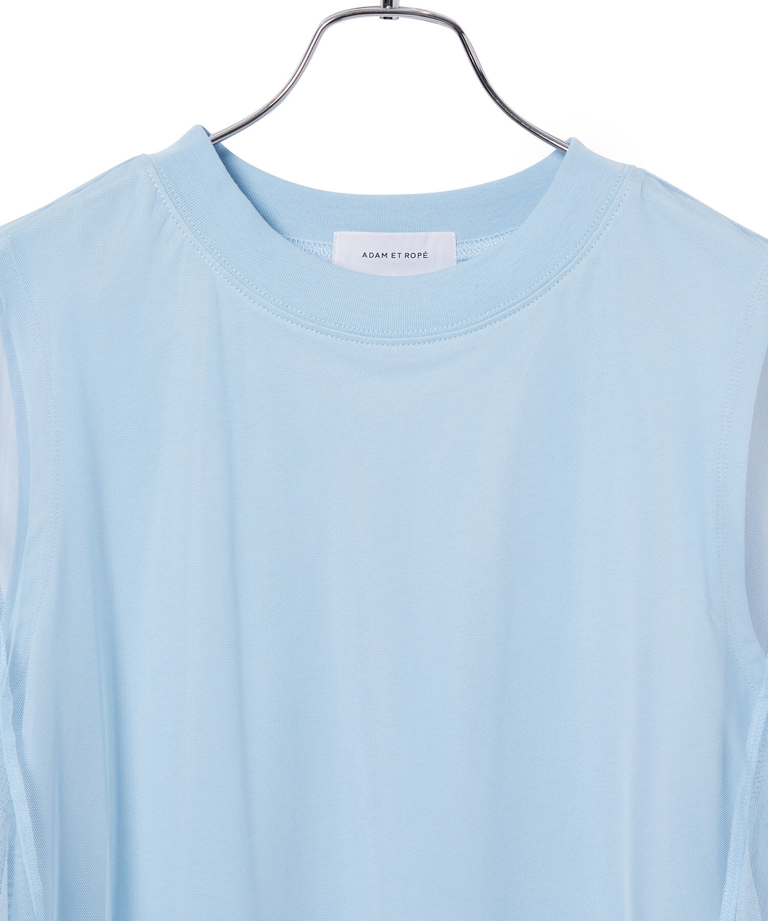 ADAM ET ROPE'「【再入荷・洗える・サステナブル】ギャザーチュールトップス」|その他|