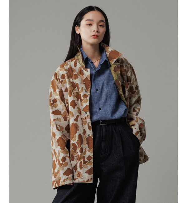 ADAM ET ROPE'「ハンターカモ リバーシブル カバーオール ジャケット」|その他|