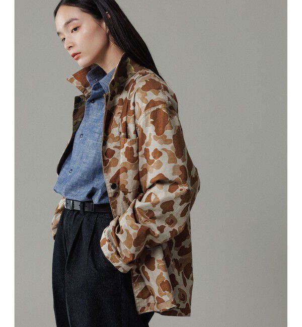 ADAM ET ROPE'「ハンターカモ リバーシブル カバーオール ジャケット」|その他|