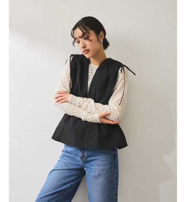 ADAM ET ROPE'「【WEB限定】・【新色追加】ペプラムビスチェ」|その他|