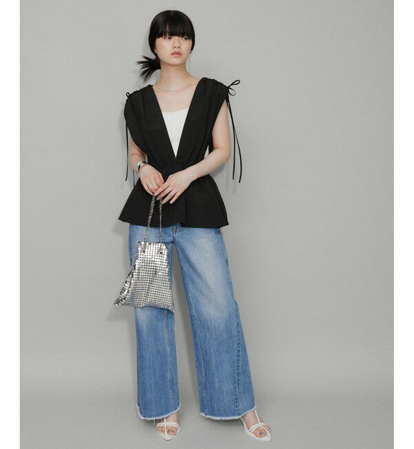 ADAM ET ROPE'「【WEB限定】・【新色追加】ペプラムビスチェ」|その他|