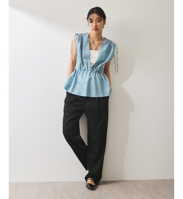 ADAM ET ROPE'「【WEB限定】・【新色追加】ペプラムビスチェ」|その他|