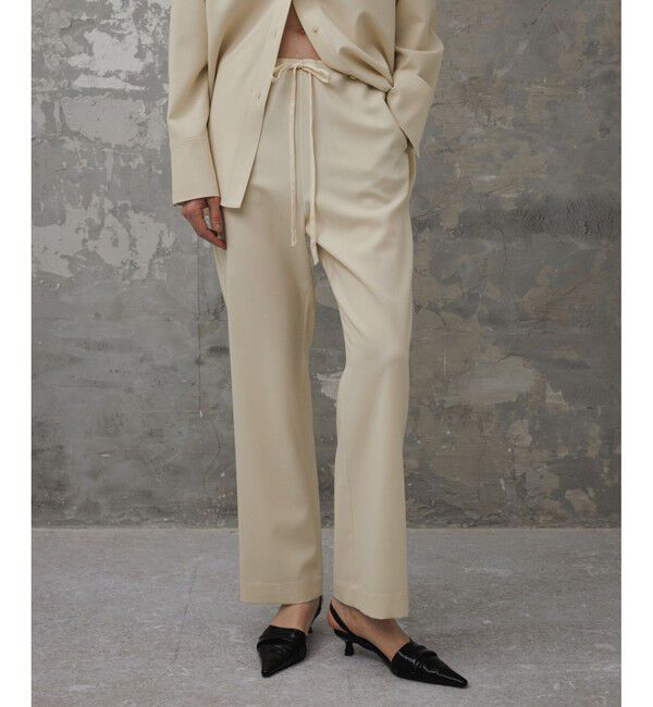 ADAM ET ROPE'「【EMOELLE】ソモウイージーパンツ」|チノ|キナリ系(17)