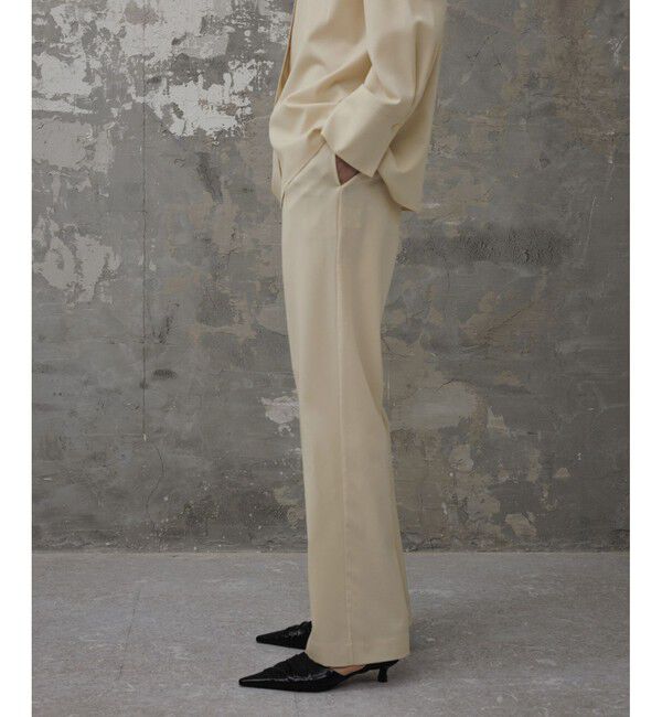 ADAM ET ROPE'「【EMOELLE】ソモウイージーパンツ」|チノ|