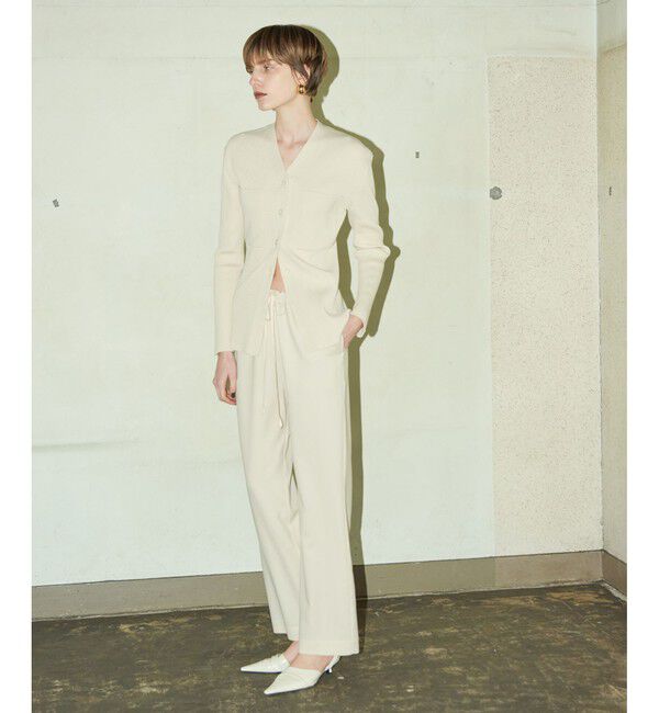 ADAM ET ROPE'「【EMOELLE】ソモウイージーパンツ」|チノ|