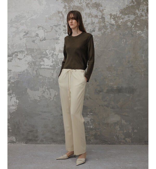 ADAM ET ROPE'「【EMOELLE】ソモウイージーパンツ」|チノ|