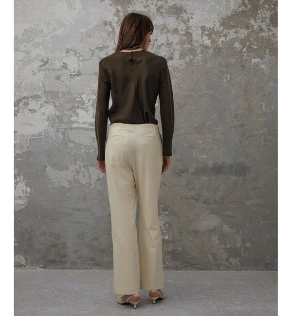 ADAM ET ROPE'「【EMOELLE】ソモウイージーパンツ」|チノ|