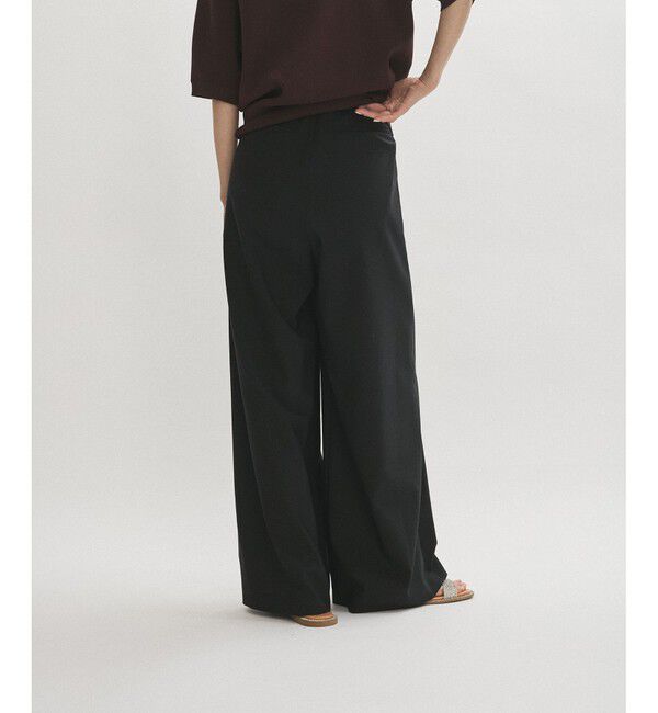 ADAM ET ROPE'「【サステナブル】3タックトロピカルスラックス」|スラックス|