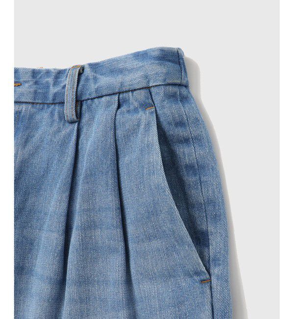 ADAM ET ROPE'「ダメージデニム バギー イージー ショーツ / ADAM ET ROPE' JEANS」|デニム|