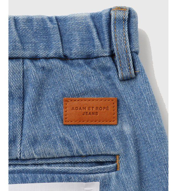 ADAM ET ROPE'「ダメージデニム バギー イージー ショーツ / ADAM ET ROPE' JEANS」|デニム|