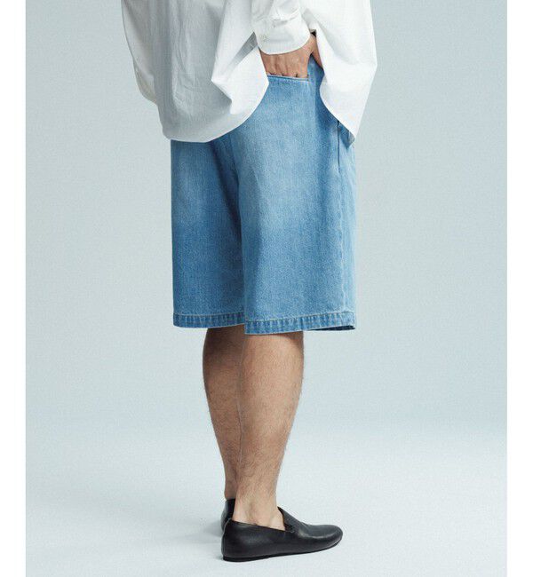 ADAM ET ROPE'「ダメージデニム バギー イージー ショーツ / ADAM ET ROPE' JEANS」|デニム|