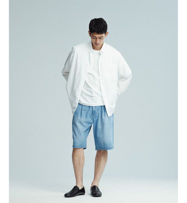 ADAM ET ROPE'「ダメージデニム バギー イージー ショーツ / ADAM ET ROPE' JEANS」|デニム|