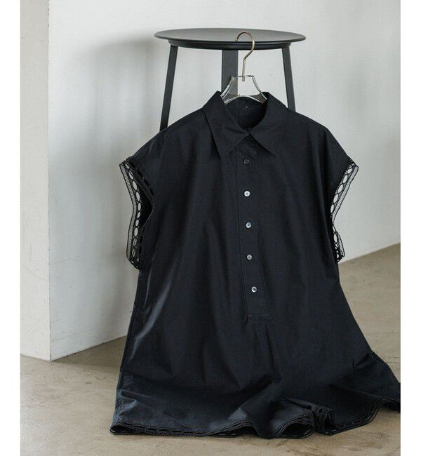 ADAM ET ROPE'「レースシャツロンパース」|オールインワン|