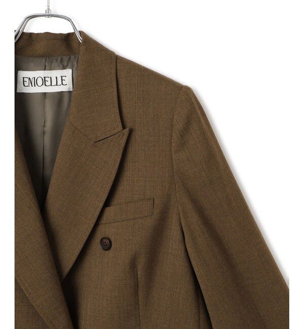 ADAM ET ROPE'「【EMOELLE】ボックスジャケット」|テーラードジャケット|