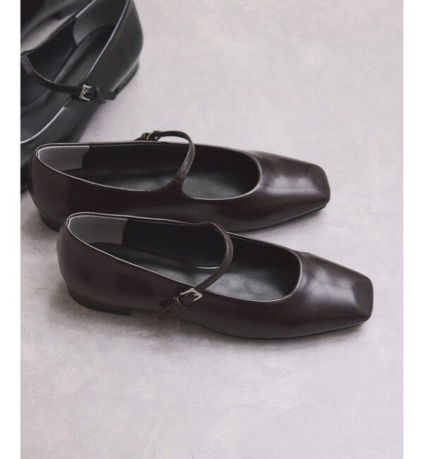 ADAM ET ROPE'「メリージェーンスクエアパンプス」|パンプス|