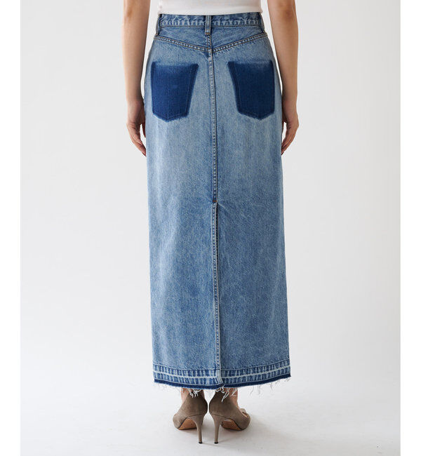  「ボタンデニムスカート」|スカート|